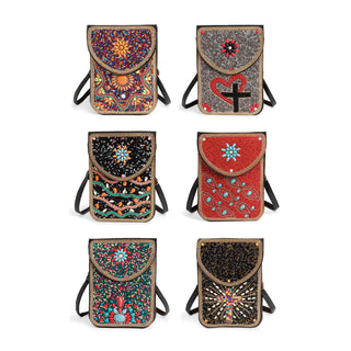 Artisan Beaded Crossbody Assortment Pack - Mixed
