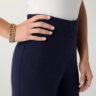 Lightweight Heavenly-Luxe Crop Bottom - Patriot Blue