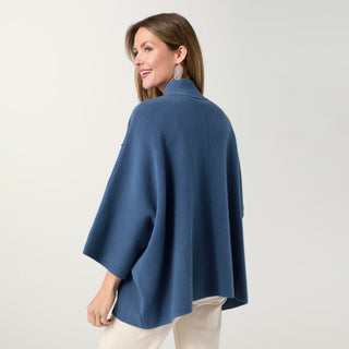 Heavenly-Luxe Zip Cardigan with Pockets - Stellar Blue