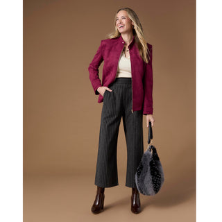 Pavia Lightweight Faux Suede Jacket - Camel