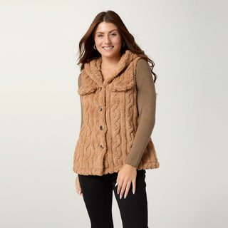 Andi Hooded Vest with Pockets