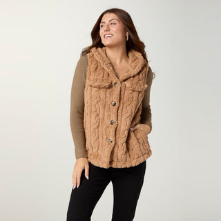 Andi Hooded Vest with Pockets