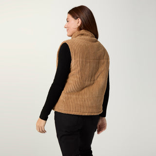 Hayden Chenille Corduroy Vest - Camel
