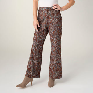 Shyanne Wide Leg Pant - Paisley Print