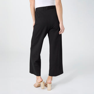 Celyse Tailored Wide Leg Crop Pant - Black
