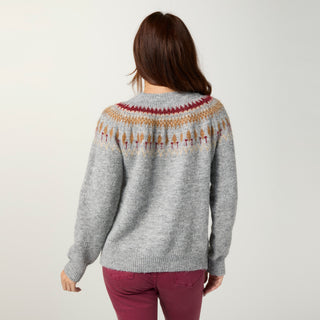 Talara Nordic Sweater - Light Heather Grey
