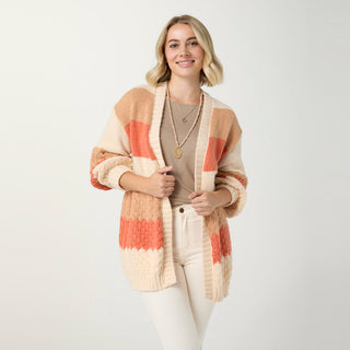 Augusta Chunky Open Front Cardigan