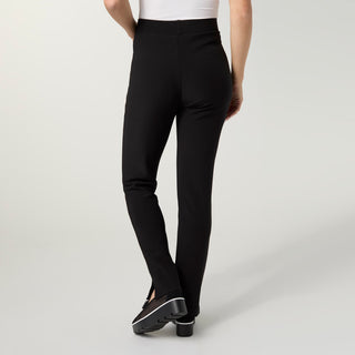 Georgie Straight Leg with Side Slit - Black