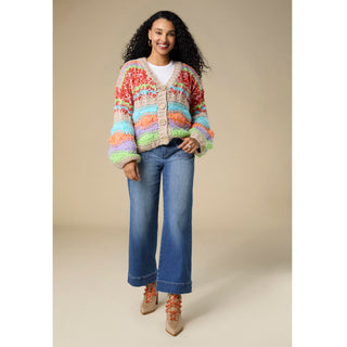 Bambu Soft Wide Ankle with Patch Pockets - Medium Denim