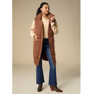 Bambu Soft Flare with Side Snap Bottom - Medium Denim
