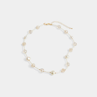 Emberly Necklace - Pearly White
