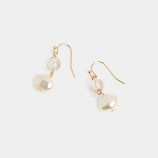 Emberly Earrings - Pearly White