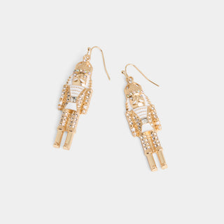Nutcracker Earrings - Gold