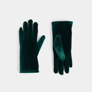 Velvet Dream Touchscreen Gloves - Emerald