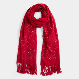 Shimmer with Style Scarf - Poinsetta