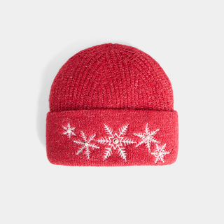 Snowfall Hat - Marled Red
