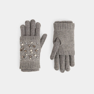 Extravagant Convertible Gloves - Grey