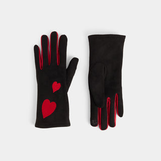 Stylish Valentine Touchscreen Gloves - Black