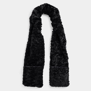 Anika Hidden Pocket Scarf - Black