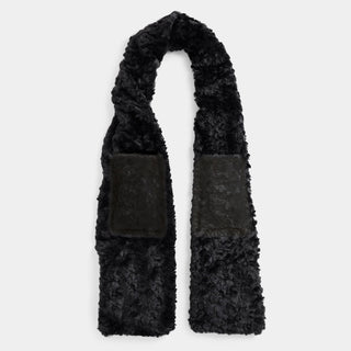 Anika Hidden Pocket Scarf - Black