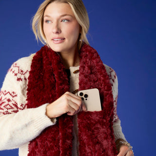 Anika Hidden Pocket Scarf - Cream