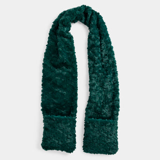 Anika Hidden Pocket Scarf - Dark Green