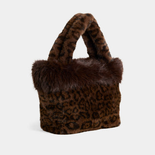 Lumi Leopard Tote - Chocolate Leopard