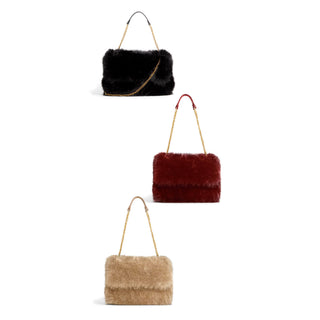 Shayla Faux Fur Convertible Crossbody Assortment Pack - Mixed