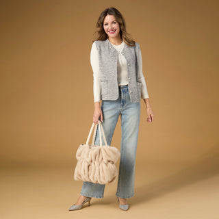 Helena Soft Contour Lightweight Sweater - Ivory