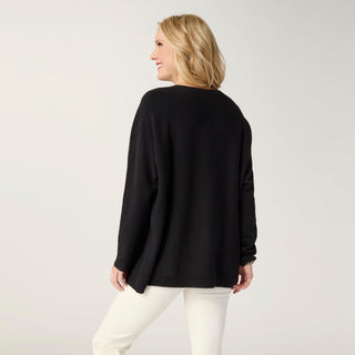 Heavenly-Luxe Button Detail Sweater - Black