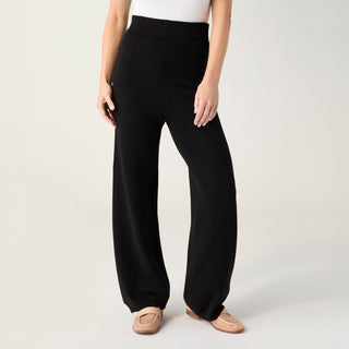 Heavenly-Luxe Button Detail Pant - Black