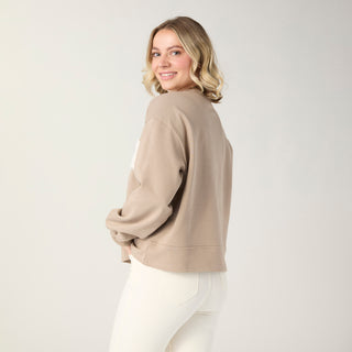 Blessed Sweatshirt - Taupe