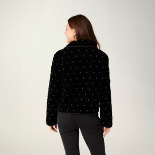 Caelyn Jacket with Front Pockets - Black