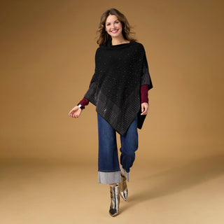 EverStretch Baby Bootcut Crop with Rhinestone Cuff - Indigo Dark Denim