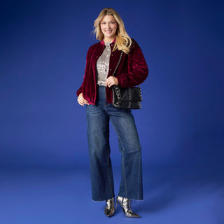 Bambu Soft Wide with Side Panel - Dark Denim