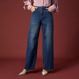 Bambu Soft Wide with Side Panel - Dark Denim