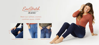 Meet our softest, coziest, comfiest jeans... EVER! Shop EverStretch Jeans