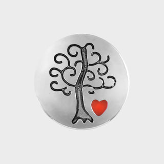 Family Tree with Heart - Silver