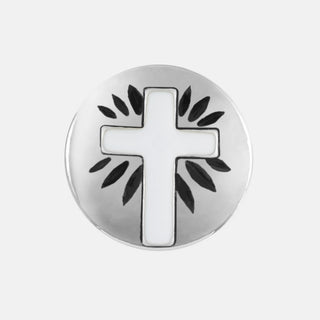 Have Faith Cross - White