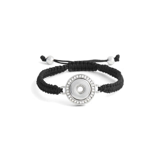 Bling Woven Bracelet - Black
