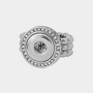 Petite Bling Stretch Ring - Silver