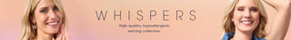 High quality, hypoallergenic earrings. Shop Whispers collection.