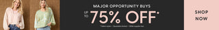 Major Opportunity Buys: Up to 75% Off select styles