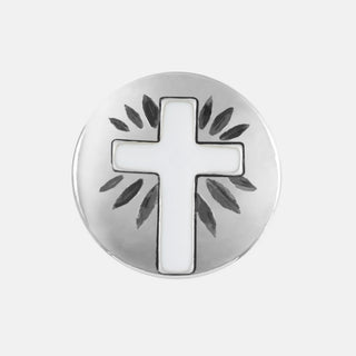 Have Faith Cross - White