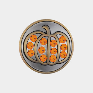 Brass Pumpkin - Rhodium