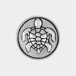 Nautical Sea Turtle - Rhodium