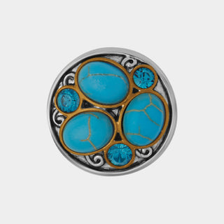 Treasured Turquoise - Rhodium