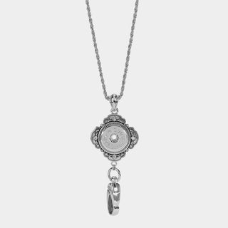 1-Snap Silver Lanyard