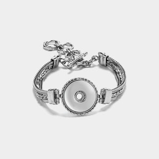 Small Multi Chain Bracelet - Silver