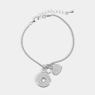 Heart Charm Bracelet - Silver